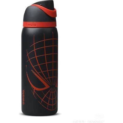 Bouteille d'eau Owal exclusivité Urban Outfitters, avec système d'attache FreeSip Spider-Man