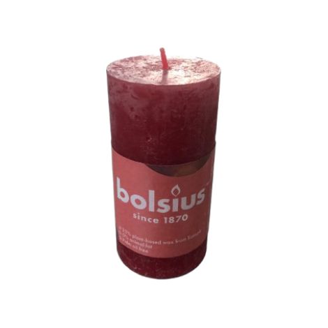 Moccolo rustic 100/50 delicate red Bolsius