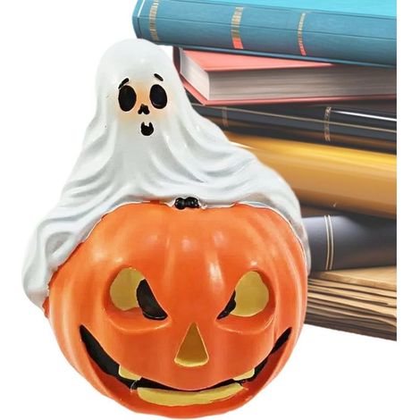 Generisch Jolie figurine décorative effrayante avec motif Figurine d'Halloween pour chambre à coucher, salon, intérieur et extérieur, maison, bureau, bureau,