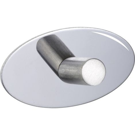 Wenko Wandhaken Piceno Edelstahl glänzend, chrom, 2er-Set Handtuchhaken