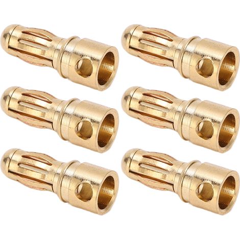 10 Pièces Connecteurs Banane Haute Précision pour Projets Électroniques DIY, Connexion Optimale, Fabrication CNC (1/5)