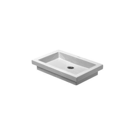 Duravit lavabo du haut 2e étage 58cm, lavabo intérieur, blanc, (1/2)