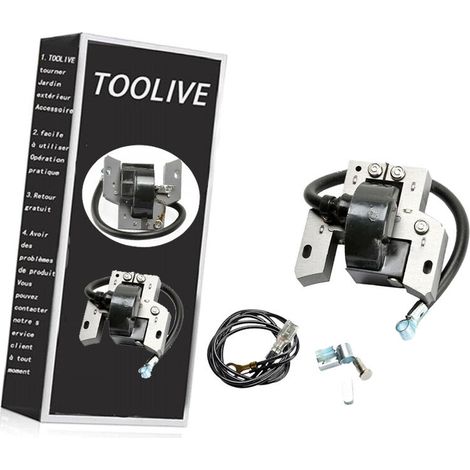 Bobine d'allumage pour tondeuse Briggs Stratton – Remplacement direct pour modèles 591420 398593 496914 793281 – Installation facile