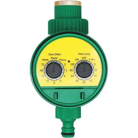 Programmateur d'arrosage automatique Minuterie étanche G3/4, écran LED, multi-cycles (1/5)