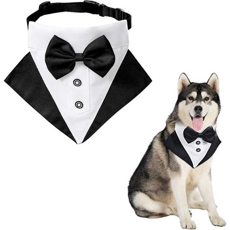 Cuello, Vestido de noche, Cuello, Pañuelo, Corbata ajustable, Traje de animal, Pajarita, fiestas, cumpleaños, celebraciones, reuniones, Talla L (1/5)
