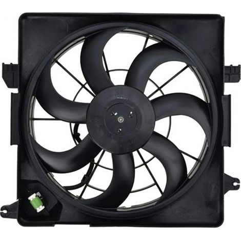 La référence 253802S000 convient à l'ensemble ventilateur de refroidissement du radiateur du moteur Kia Sportage L4 2.0L.