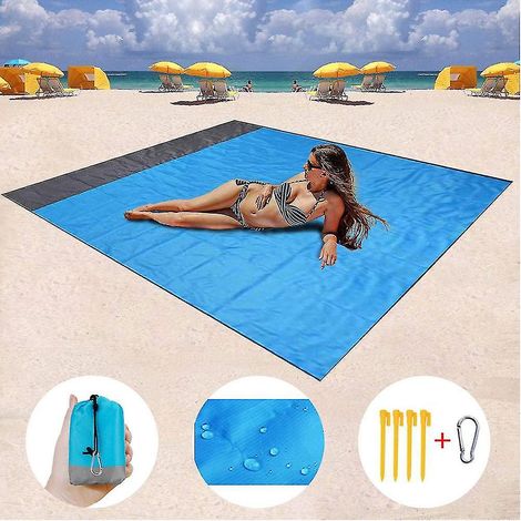 Couverture de pique-nique extra large (200 x 210 cm), idéale pour la plage, le camping et comme cadeau parfait. (1/5)