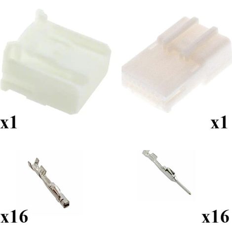 Kit connettore multilock 025 maschio femmina 16 vie