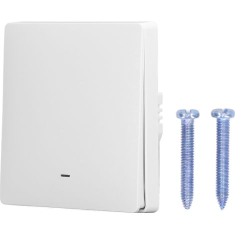 Interrupteur mural WiFi Zigbee 86 boutons, commutateur intelligent pour éclairage avec fonction minuterie via application mobile, tension 100-250V (1/5)