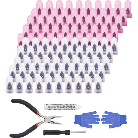 Tire Repair Kit for Cars, Motorcycles, and Electric Bikes - TC079 (50 Small Tires + 50 Large Tires + Installation Tools) (1/4)