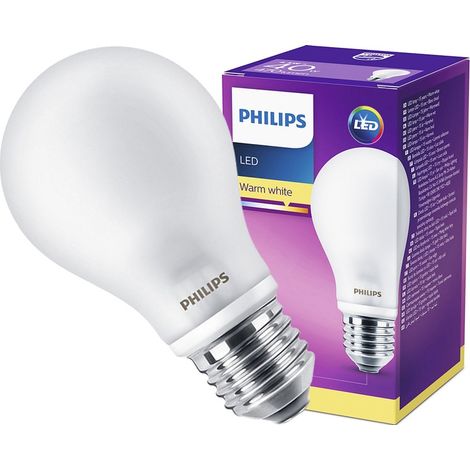 Lampadina LED E27 A60 4,5W = 40W 470lm 2700K Luce calda 300° Philips (1/5)