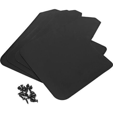 4-teiliges Set universeller Schmutzfängerabdeckungen/Kotflügel passend für Subaru Forester MF12BASBLK (1/5)