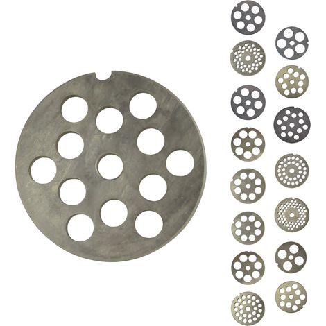 PIASTRA PER TRITACARNE per n.12 - 36 fori da 6 mm.  - PALUMBO