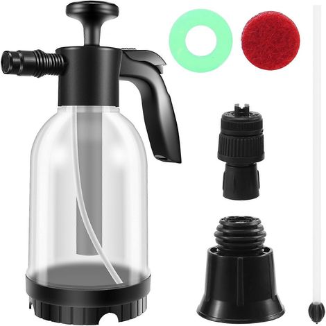 Hand pompe mousse pulvérisateur Hand Pressurized mousse pulvérisateur 2 Litre pression canon à mousse neige mousse (1/5)