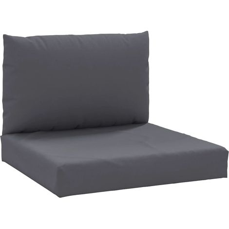 Maison Exclusive - Cuscini per Pallet 2 pz Antracite in Tessuto Oxford (1/5)