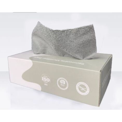 20 x 20 cm Mikrofasertuch mit Box, Großpackung Mikrofasertücher für Zuhause, wiederverwendbare Mikrofasertücher fürs Auto, Grau (1/5)