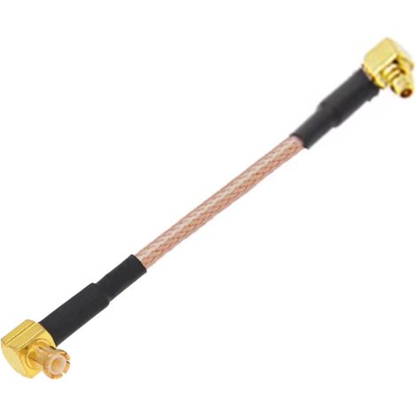 Cavo di collegamento con connettore MCX RA / connettore MMCX RA RG316 da 30 cm (1/2)