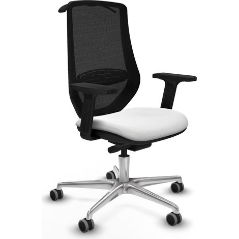Piqueras-y-crespo Mardos traslack bali chaise blanc ergonomique
