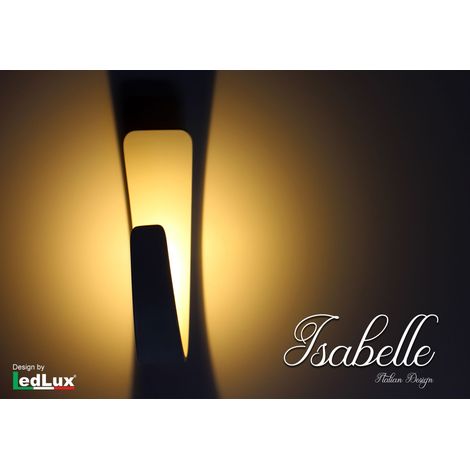 Applique Led Da Parete Modello Isabelle Italian Design Moderna 6W Bianco Caldo (1/3)
