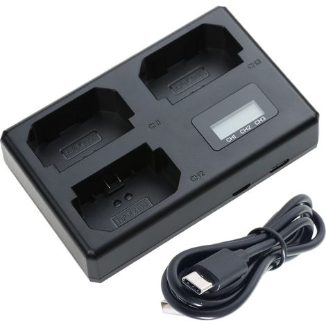Cargador de batería para cámara NP-FZ100, cargador de batería Sony NP-FZ100, compatible con cámaras Sony ZV-E1, FX3, FX30, A1, A9 II, A7R V, A7S III, A7 IV, A6600, A7C, diseñado con una pantalla LCD