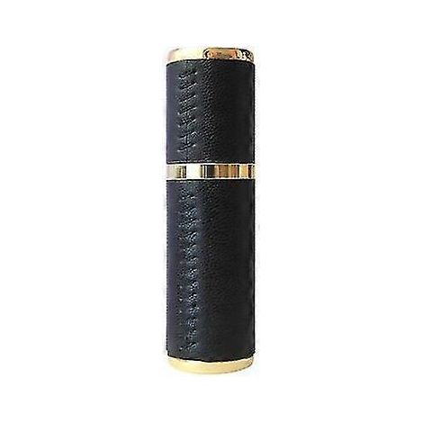 10 ml Parfümflakon, handgefertigt aus Leder, luxuriöser Mini-Metall-Sprühkopf, nachfüllbar, Reisegröße