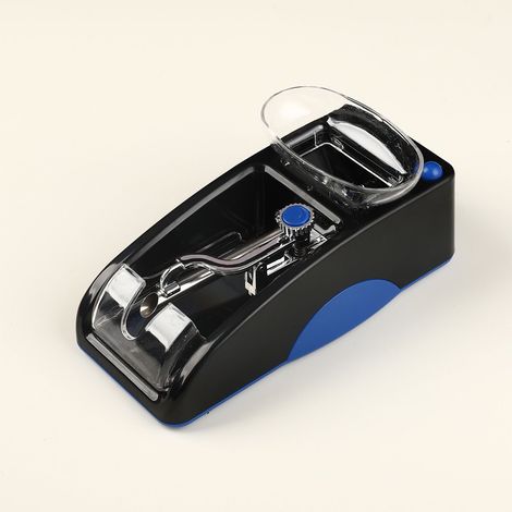 Une machine à tube métallique automatique, injecteur à tabac 8 mm, couleur noire et bleue, tension 230 V pour usage européen (1/5)