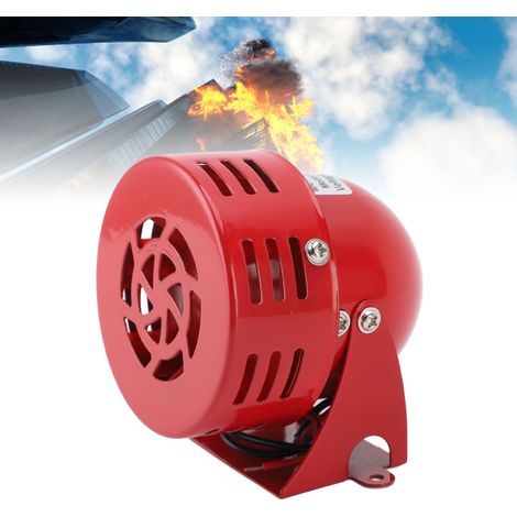 Alarme Sonore Électrique Mini Strobe Signal d'Urgence 110 dB DC 24V 77x75mm, Construction en Fer et Cuivre, Puissance 40W, Résistant et Imperméable IP44 (1/5)