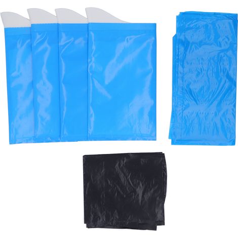 4 Pièces Sac à Urine Bleu Portable Anti-Fuite, Design Bec de Canard pour Urgence Médicale (1/5)
