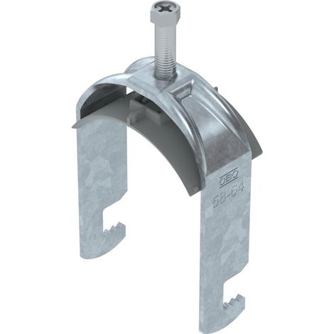 OBO Bettermann Collare a staffa 2056 58-64mm acciaio zincato a fuoco, 1187656