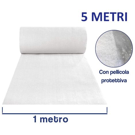 PASSATOIA IN POLIPROPILENE COLORE BIANCO EVENTI GIARDINO 5 METRI (37267/5)