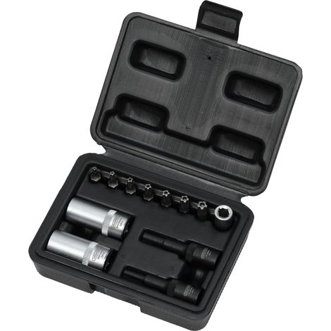 Draper 02907 Air Conditioning and ECU Tool Kit, 1/4"" Sq. Dr. (12 Piece)