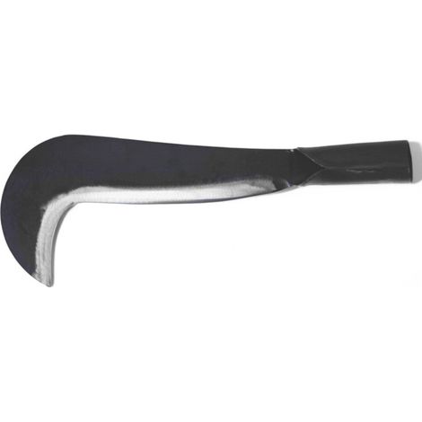 Roncola tipo in acciaio forgiato e temprato con manico a tubo - 30 cm