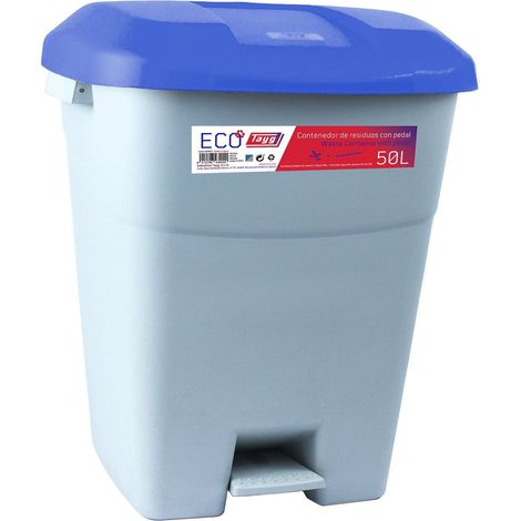 ECO TAYG 50 L. GRIS/AZUL CON PEDAL - TAYG (1/3)