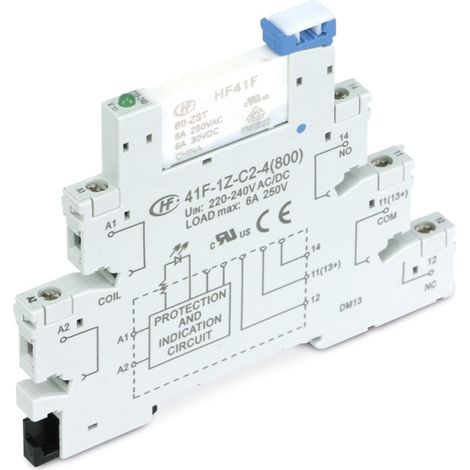 Module relais HONGFA 41F-1Z-C2-4 & HF41F/60-ZS, 230 V-/