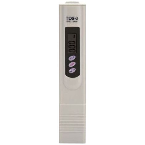Ulisem TDS-Tester, multifunktionales digitales Messgerät, professioneller Wasserqualitätstester, Reinheitstester, Durchflussmesser (0–9990 ppm) mit LCD-Display für Leitungswasser und Aquarien (1/4)