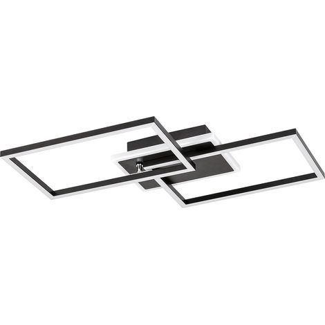 Plafoniera LED Rabalux Athelstan 40W nero opaco 50cm (1/5)