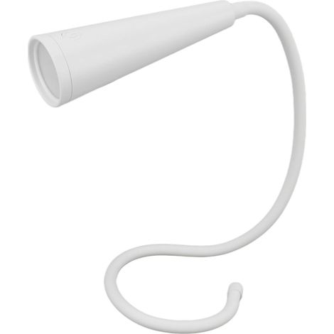 Lampe de chevet USB avec col de cygne flexible, 3 modes de couleur et intensité variable, lampe de lecture protectrice pour les yeux, idéale pour le bureau ou la chambre. (1/5)