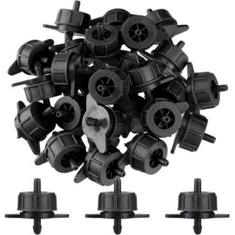 Goutteur Autorégulateur - 4 L/h - Pour Système D'irrigation Micro-linéaire - Compatible Tubes PE 4 À 6 mm - 100 Pièces (1/5)