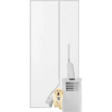 Kit de ventilation de fenêtre pour climatiseur portable  Support Étanchéité Porte Réglable,Kit Ventilation Fenêtre pour Climatiseur Portable, Porte Coulissante,Chambre, Caravane, (1/5)