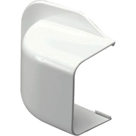 Sortie de mur coudée pour goulotte 90x65 mm – Couleur blanche – Pour installations de climatiseurs et pompes à chaleur – La Ventilazione