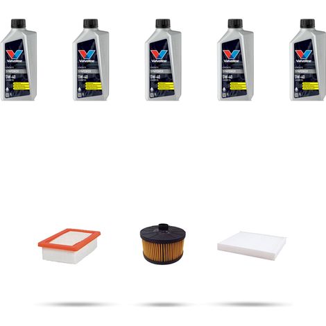Kit tagliando 3 FILTRI e 5L OLIO compatibile con Renault Captur II 1.0 TCe 74Kw dal 2020 (1/5)