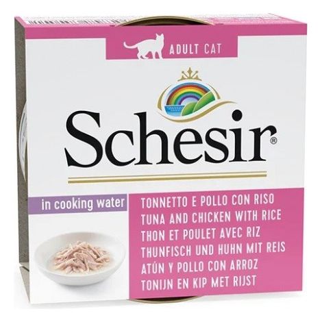 Schesir Cat Tonnetto e Pollo in Brodo - Lattina 85 Gr -
