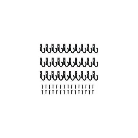 Set of 30 Small Vintage Hooks, Wall-Mounted Hooks for Key Holders, Hanging Hooks, Jewelry Hooks, Key Hooks for Clothes, Coat Hook with Screws, Wall-Mounted Coat Rack for Bathroom (1/5)