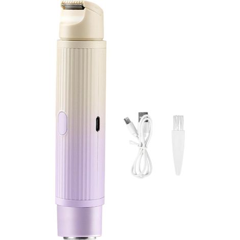 Rasoirs Électriques Femme,Rasoirs Électriques Femme - pour dames à double tête de poche étanches pour femmes, rechargeables par USB, portables, légers, pour intérieur (1/5)