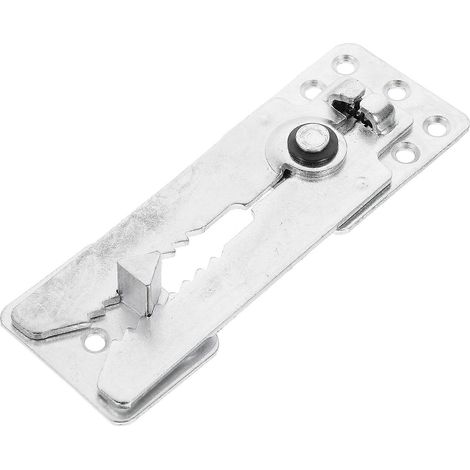 Clips de fixation métalliques pour canapé, compatibles avec les meubles, 2 connecteurs argentés pour canapé (1/5)