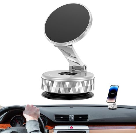 Support magnétique de téléphone portable pour voiture Ventouse pour (1/5)