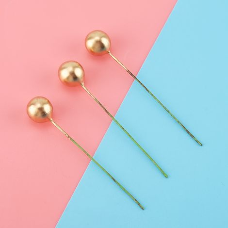 100 künstliche goldene Stechpalmenbeeren, 12 mm, Weihnachtsdekoration zum Aufhängen (1/5)