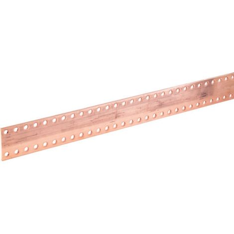 Barre Cu perforée M10 80X5 longueur 1750 (UC966)