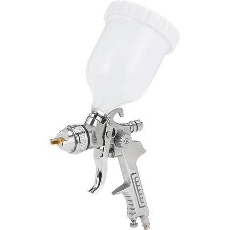 Original Einhell Farbspritzpistole Profi mit Fließbecher (Kompressor-Zubehör, 600 ml Fließbecher, Luftmengenregler, Farbmengenregler, Punkt-/Breitstrahlregler) (1/2)