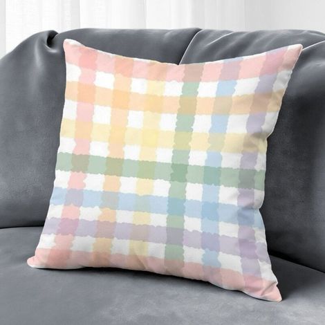 Housse de coussin floral décoratif, décoration maison moderne,40×40cm (1/5)